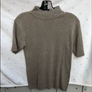 Metallic sweater top!